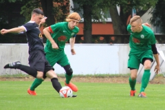 2017-09-15 Kreisoberliga Hoyerswerdaer FC I in grün -SV Post Germania Bautzen in schwarz 4:1Foto: Werner Müller