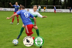 2017-09-24 Kreisoberliga SV 1922 Radibor in blau - Hoyerswerdaer FC in grün 0:0 Foto: Werner Müller