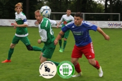 2017-09-24 Kreisoberliga SV 1922 Radibor in blau - Hoyerswerdaer FC in grün 0:0 Foto: Werner Müller