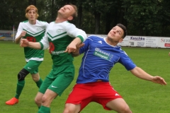 2017-09-24 Kreisoberliga SV 1922 Radibor in blau - Hoyerswerdaer FC in grün 0:0 Foto: Werner Müller