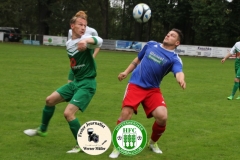 2017-09-24 Kreisoberliga SV 1922 Radibor in blau - Hoyerswerdaer FC in grün 0:0 Foto: Werner Müller