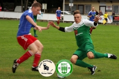 2017-09-24 Kreisoberliga SV 1922 Radibor in blau - Hoyerswerdaer FC in grün 0:0 Foto: Werner Müller