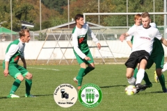 2017-09-30 Hoyerswerdaer FC I in grün - Königswarthaer SV in weiß 3:1 (2:0) Foto: Werner Müller