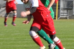 2017-09-30 Hoyerswerdaer FC II in rot - Königswarthaer SV in grün 2:1 (0:1) Foto: Werner Müller