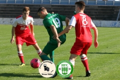 2017-09-30 Hoyerswerdaer FC II in rot - Königswarthaer SV in grün 2:1 (0:1) Foto: Werner Müller