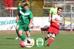 2017-09-30 Hoyerswerdaer FC II in rot - Königswarthaer SV in grün 2:1 (0:1) Foto: Werner Müller