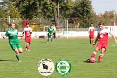 2017-09-30 Hoyerswerdaer FC II in rot - Königswarthaer SV in grün 2:1 (0:1) Foto: Werner Müller