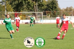 2017-09-30 Hoyerswerdaer FC II in rot - Königswarthaer SV in grün 2:1 (0:1) Foto: Werner Müller