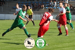 2017-09-30 Hoyerswerdaer FC II in rot - Königswarthaer SV in grün 2:1 (0:1) Foto: Werner Müller