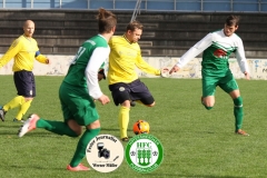 2017-10-21 Hoyerswerdaer FC I in grün - SC 1911 Großröhrsdorf in gelb 0:1 Foto: Werner Müller