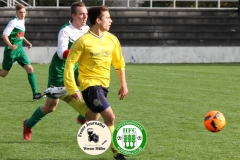 2017-10-21 Hoyerswerdaer FC I in grün - SC 1911 Großröhrsdorf in gelb 0:1 Foto: Werner Müller