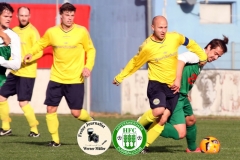 2017-10-21 Hoyerswerdaer FC I in grün - SC 1911 Großröhrsdorf in gelb 0:1 Foto: Werner Müller