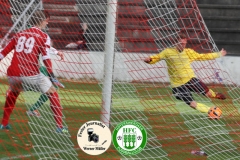 2017-10-21 Hoyerswerdaer FC I in grün - SC 1911 Großröhrsdorf in gelb 0:1 Foto: Werner Müller