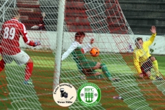 2017-10-21 Hoyerswerdaer FC I in grün - SC 1911 Großröhrsdorf in gelb 0:1 Foto: Werner Müller