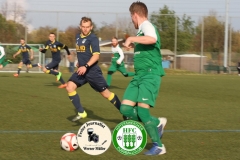 2017-11-04 Hoyerswerdaer FC I in grün - SV Bautzen in blau 4:0 Foto: Werner Müller
