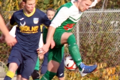 2017-11-04 Hoyerswerdaer FC I in grün - SV Bautzen in blau 4:0 Foto: Werner Müller