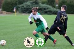 2017-11-12 Kreisoberliga DJK Sokol Ralbitz in schwarz - Hoyerswerdaer FC in grün 1:1 Foto: Werner Müller