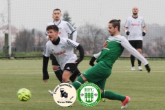 2017-11-25 Achtelpokalfinale SV Bautzen II in weiß - Hoyerswerdaer FC in grün 1:9 Foto: Werner Müller