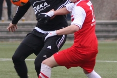 2018-02-10 Hoyerswerdaer FC in rot - SV Grün Weiß Hochkirch 3:0 Foto:Werner Müller