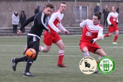 2018-02-10 Hoyerswerdaer FC in rot - SV Grün Weiß Hochkirch 3:0 Foto:Werner Müller