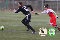 2018-02-10 Hoyerswerdaer FC in rot - SV Grün Weiß Hochkirch 3:0 Foto:Werner Müller