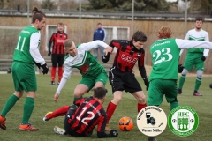 2018-02-24
Kreisoberliga 
Hoyerswerdaer FC I in grün weiß
-
LSV Bergen 1990 in rot schwarz
2:1 (2:0)
Foto: Werner Müller