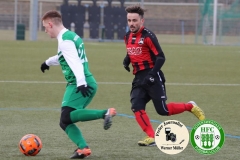 2018-02-24
Kreisoberliga 
Hoyerswerdaer FC I in grün weiß
-
LSV Bergen 1990 in rot schwarz
2:1 (2:0)
Foto: Werner Müller