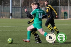 2018-02-24
Kreisoberliga 
Hoyerswerdaer FC II  in grün
-
SV Laubusch in schwarz gelb
2:2 (1:1)
Foto: Werner Müller