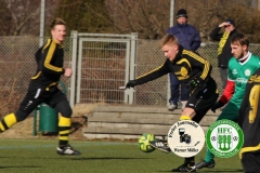 2018-02-24
Kreisoberliga 
Hoyerswerdaer FC II  in grün
-
SV Laubusch in schwarz gelb
2:2 (1:1)
Foto: Werner Müller