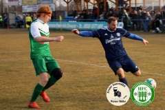 2018-03-10 
Kreisoberliga 
DJK Blau Weiß Wittichenau in blau 
-
 Hoyerswerdaer FC in grün 
0:1 (0:0)
Foto: Werner Müller