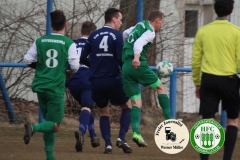 2018-03-10 
Kreisoberliga 
DJK Blau Weiß Wittichenau in blau 
-
 Hoyerswerdaer FC in grün 
0:1 (0:0)
Foto: Werner Müller