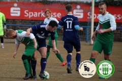 2018-03-10 
Kreisoberliga 
DJK Blau Weiß Wittichenau in blau 
-
 Hoyerswerdaer FC in grün 
0:1 (0:0)
Foto: Werner Müller