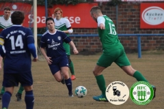 2018-03-10 
Kreisoberliga 
DJK Blau Weiß Wittichenau in blau 
-
 Hoyerswerdaer FC in grün 
0:1 (0:0)
Foto: Werner Müller