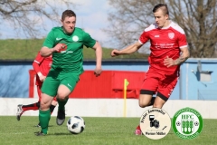 2018-04-14  
Hoyerswerdaer FC in grün
-
 SG Motor Cunewalde in rot 
2:0 (1:0)
Foto: Werner Müller