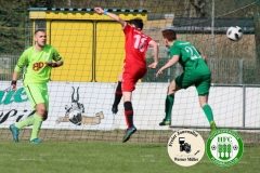 2018-04-14  
Hoyerswerdaer FC in grün
-
 SG Motor Cunewalde in rot 
2:0 (1:0)
Foto: Werner Müller