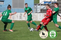 2018-04-14  
Hoyerswerdaer FC in grün
-
 SG Motor Cunewalde in rot 
2:0 (1:0)
Foto: Werner Müller