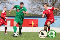 2018-04-14  
Hoyerswerdaer FC in grün
-
 SG Motor Cunewalde in rot 
2:0 (1:0)
Foto: Werner Müller