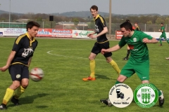 2018-04-21
SC 1911 Großröhrsdorf in schwarz
-
 Hoyerswerda FC in grün 
1:1
 Foto: Werner Müller