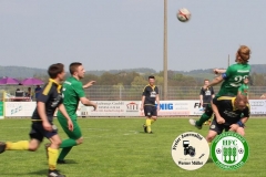 2018-04-21
SC 1911 Großröhrsdorf in schwarz
-
 Hoyerswerda FC in grün 
1:1
 Foto: Werner Müller