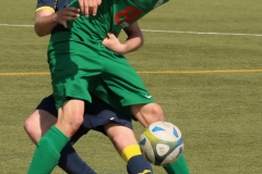 2018-05-12 
Fußball Kreisoberliga 
SV Bautzen in dunkelblau 
-
Hoyerswedawer FC in grün 

Foto: Werner Müller