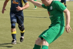 2018-05-12 
Fußball Kreisoberliga 
SV Bautzen in dunkelblau 
-
Hoyerswedawer FC in grün 

Foto: Werner Müller