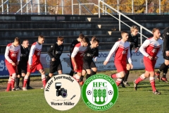 2018-11-17 
Kreisoberliga 
Hoyerserdaer FC I in rot 
 -
SG Großnaundorf in schwarz
3:1 
Foto: Werner Müller