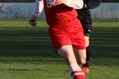 2018-11-17 
Kreisoberliga 
Hoyerserdaer FC I in rot 
 -
SG Großnaundorf in schwarz
3:1 
Foto: Werner Müller