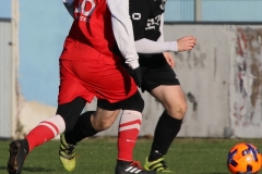 2018-11-17 
Kreisoberliga 
Hoyerserdaer FC I in rot 
 -
SG Großnaundorf in schwarz
3:1 
Foto: Werner Müller