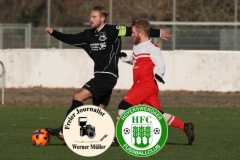 2018-11-17 
Kreisoberliga 
Hoyerserdaer FC I in rot 
 -
SG Großnaundorf in schwarz
3:1 
Foto: Werner Müller