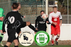 2018-11-17 
Kreisoberliga 
Hoyerserdaer FC I in rot 
 -
SG Großnaundorf in schwarz
3:1 
Foto: Werner Müller