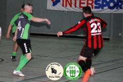2019-01-19 
Altliga Turnier HFC
HFC Einheit in graiu-  grün 
-
SV Zeißig/Knappensee in rot schwraz 
2:0 
Foto: Werner Müller