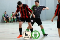 2019-01-19 
Altliga Turnier HFC
HFC Einheit in graiu-  grün 
-
SV Zeißig/Knappensee in rot schwraz 
2:0 
Foto: Werner Müller