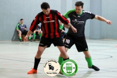 2019-01-19 
Altliga Turnier HFC
HFC Einheit in graiu-  grün 
-
SV Zeißig/Knappensee in rot schwraz 
2:0 
Foto: Werner Müller