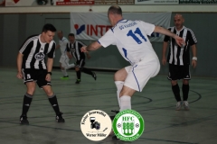 2019-01-19 
Altliga Turnier HFC
HFC Aufbau in schwarz weiß 
 - 
SG Kausche in weiß
Foto: Werner Müller